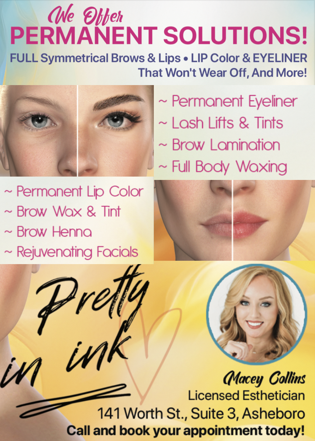 Pretty In Ink by Macey (Permanent Make-Up & Aesthetic Services) – Asheboro