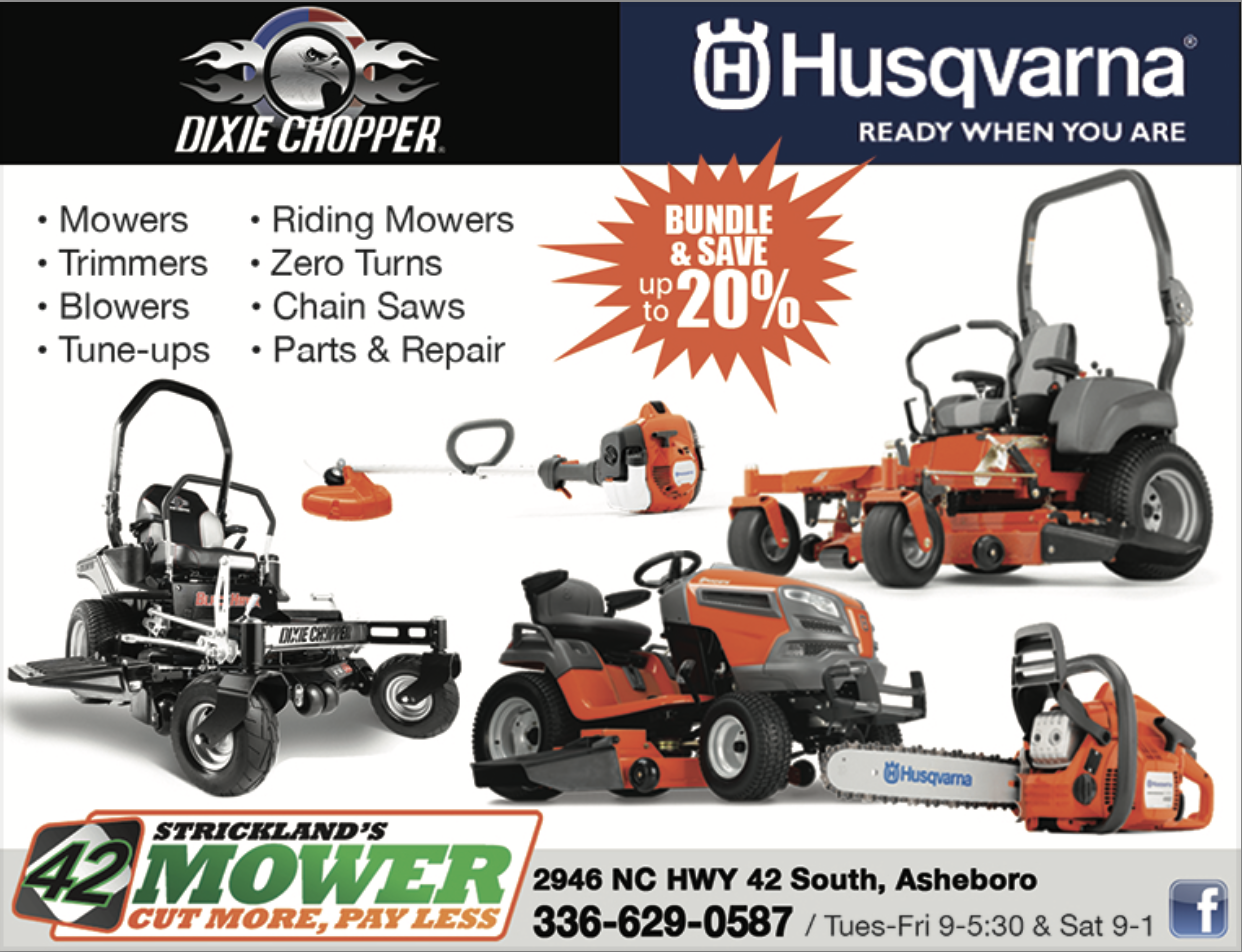 Strickland’s 42 Mower – Asheboro