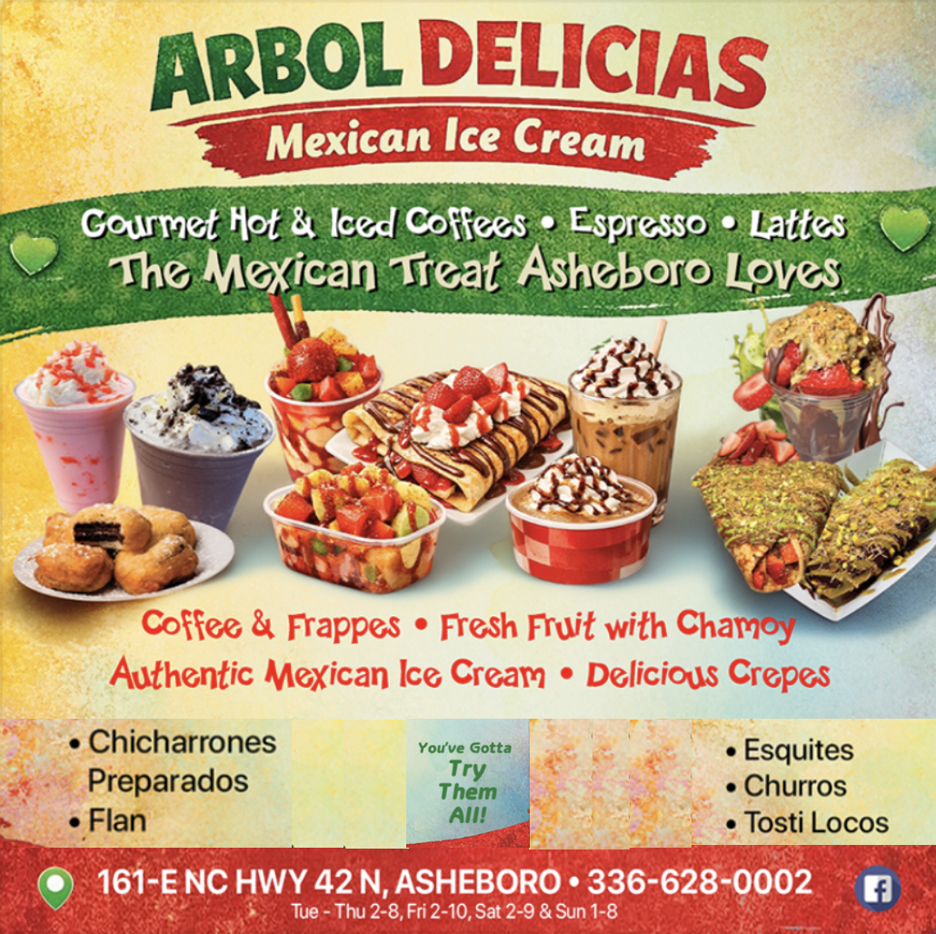Arbol Delicias Mexican Ice Cream, Coffee & More – Asheboro