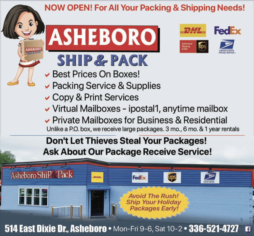 Asheboro Ship & Pack – Asheboro