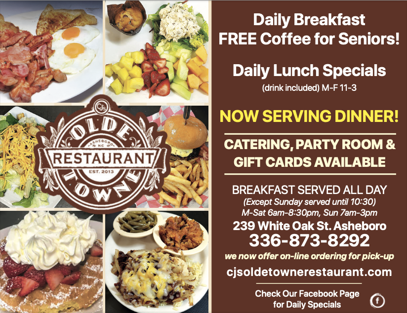 CJ’s Olde Towne Restaurant – Asheboro