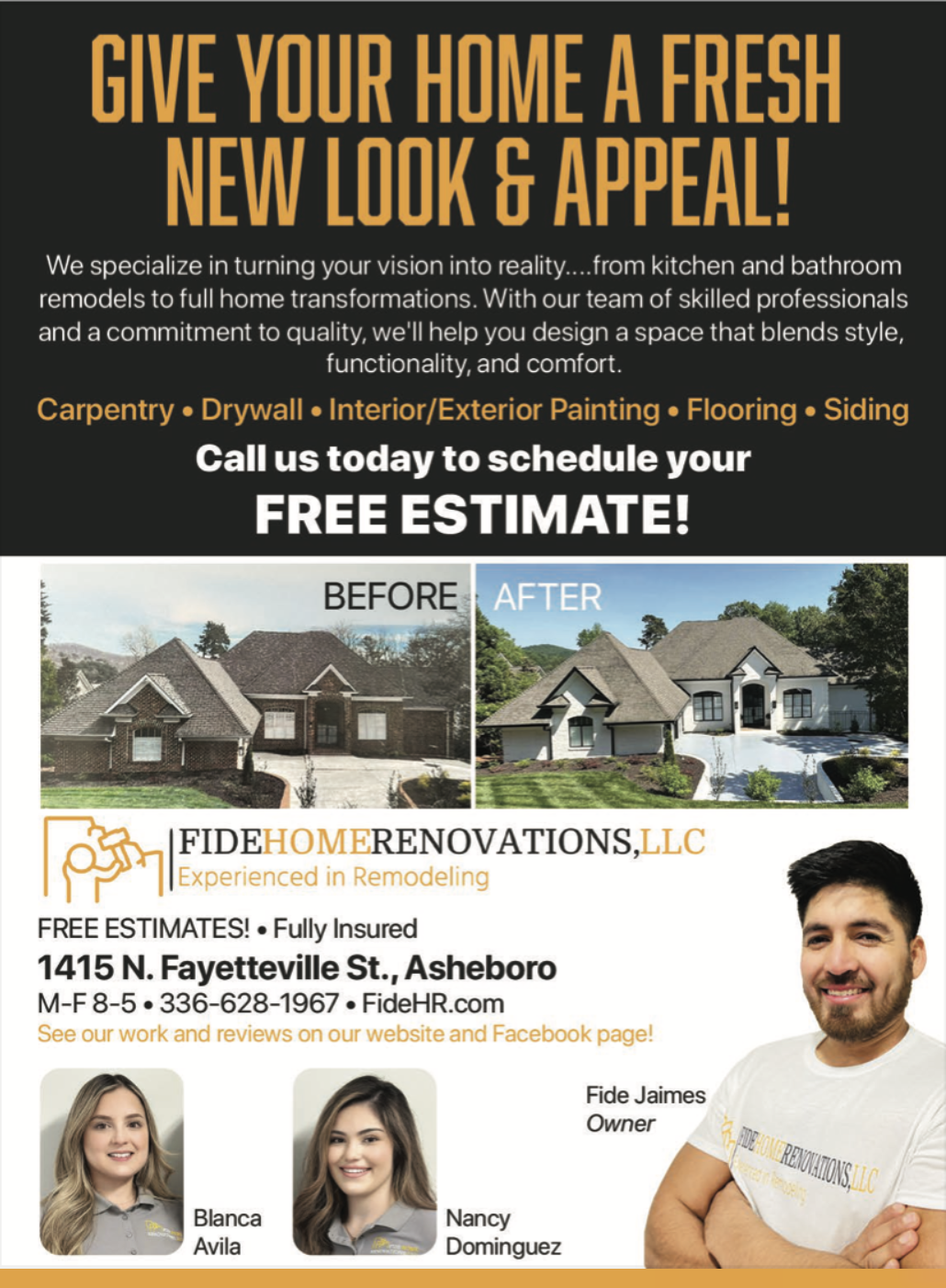 Fide Home Renovations, LLC – Asheboro
