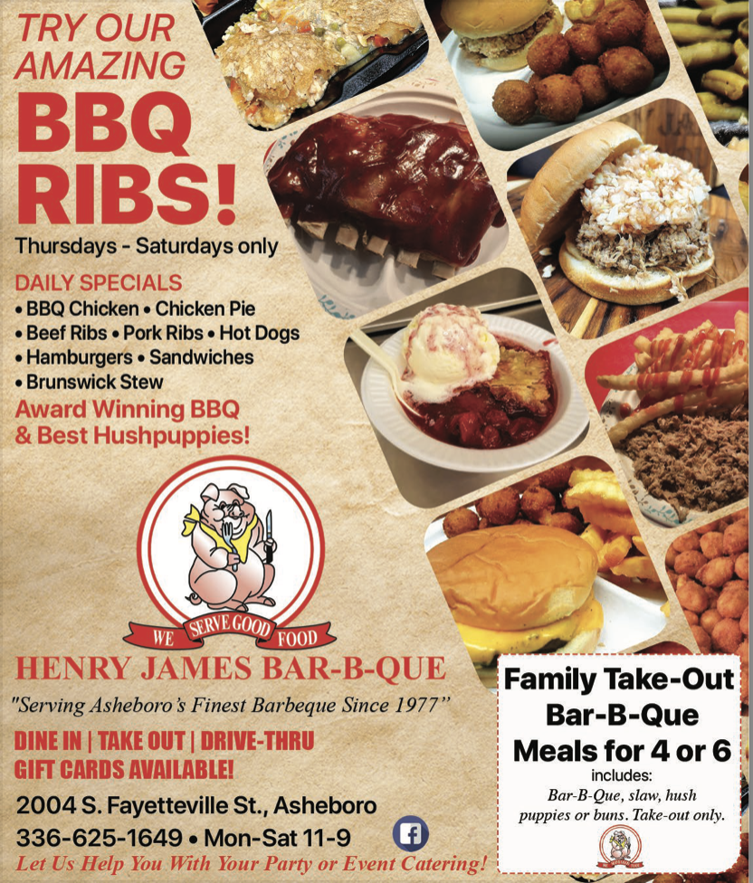 Henry James Bar-B-Que – Asheboro