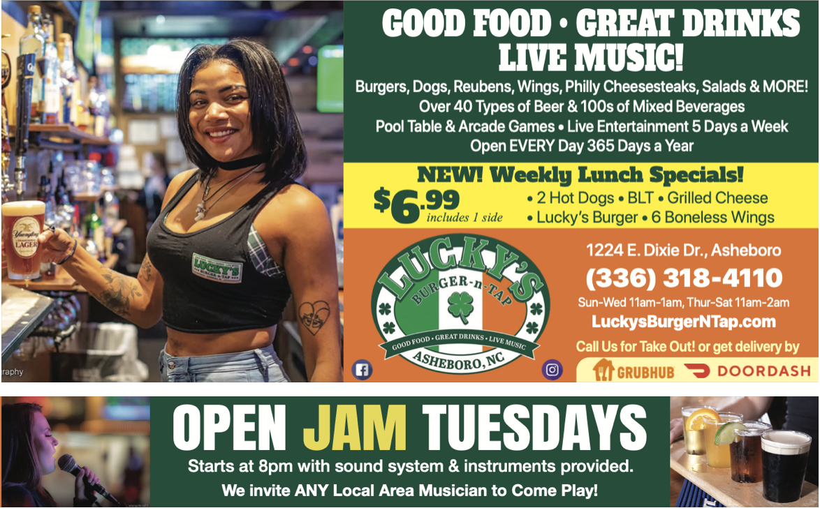 Lucky’s Burger ’N Tap – Asheboro
