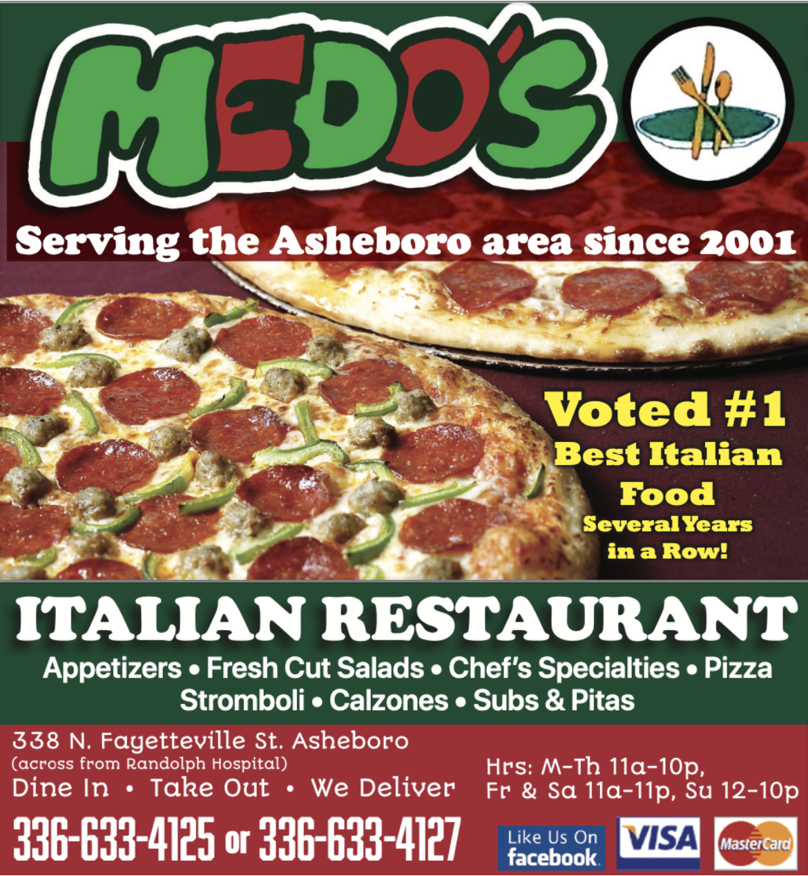 Medo’s Italian Restaurant – Asheboro