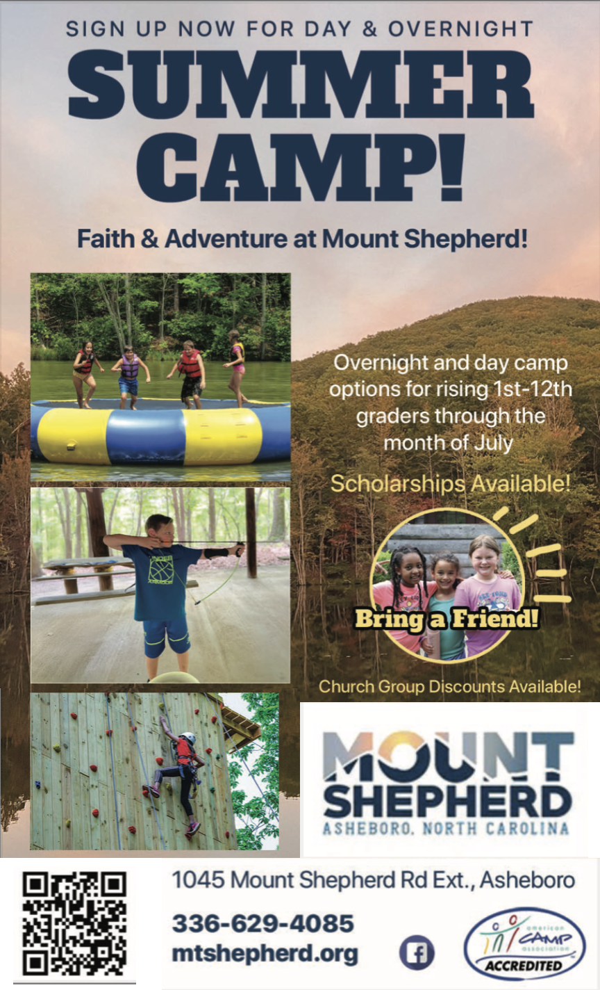 Mount Shepherd Camp – Asheboro