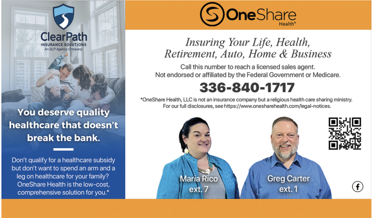 SLP Agency, Inc. – OneShare Health – Asheboro