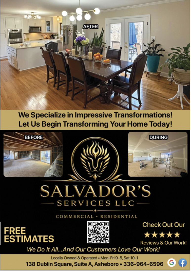Salvador’s Services, LLC – Asheboro