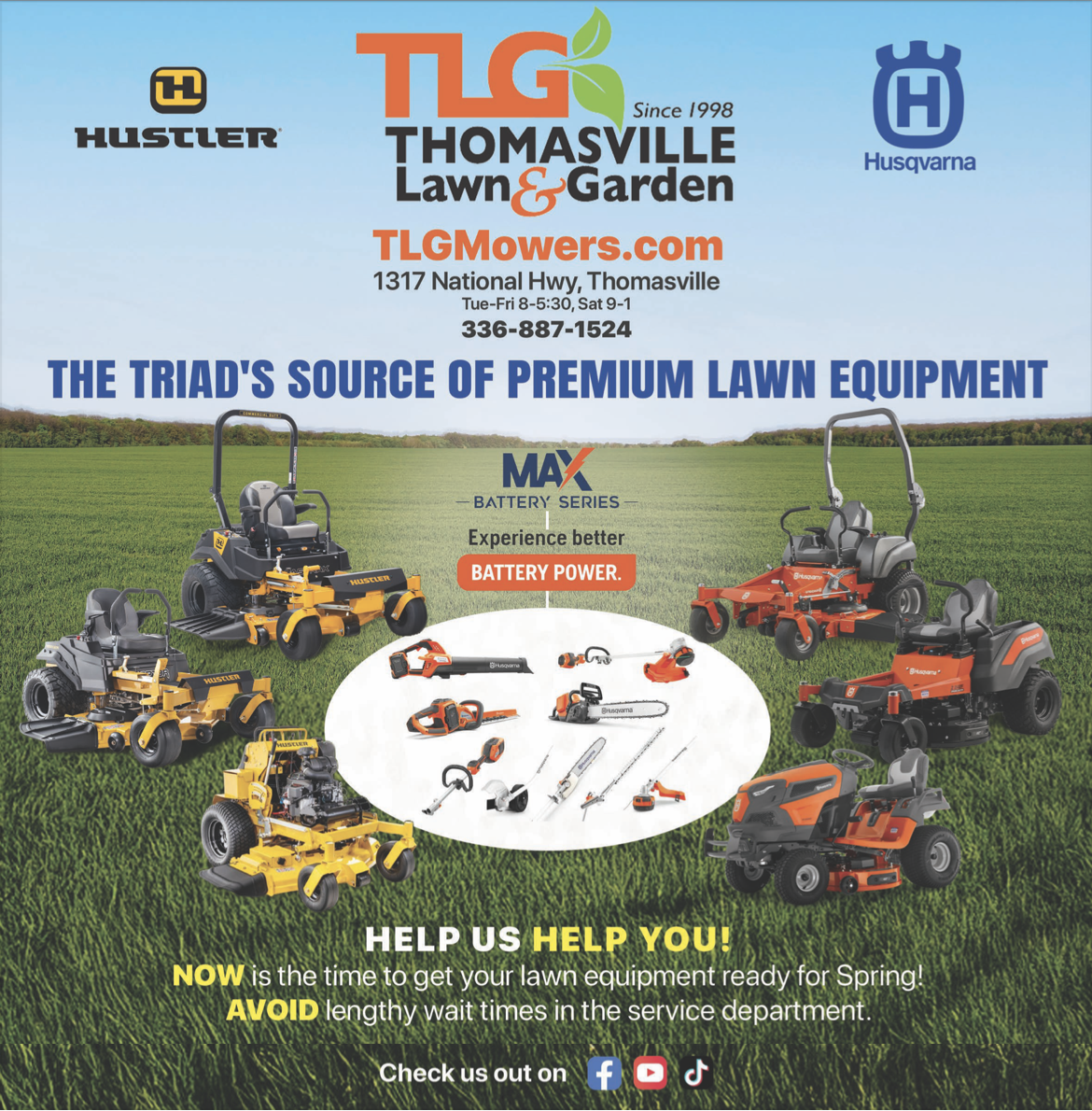 Thomasville Lawn & Garden – Thomasville