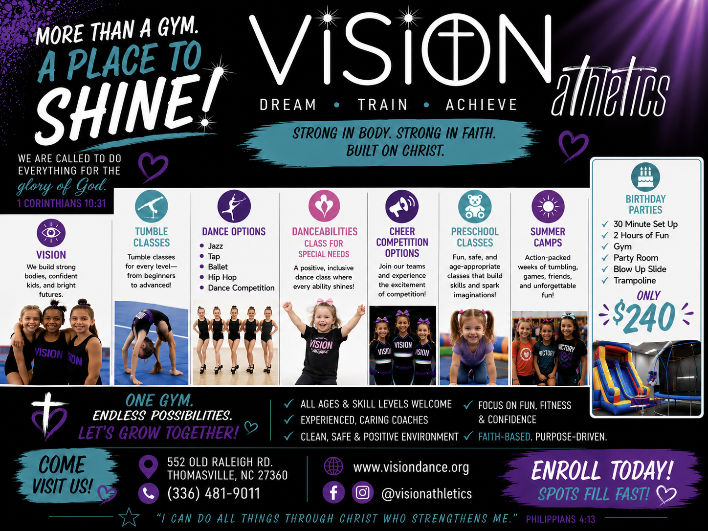 Vision Athletics (Dance, Tumble, Cheer) – Thomasville